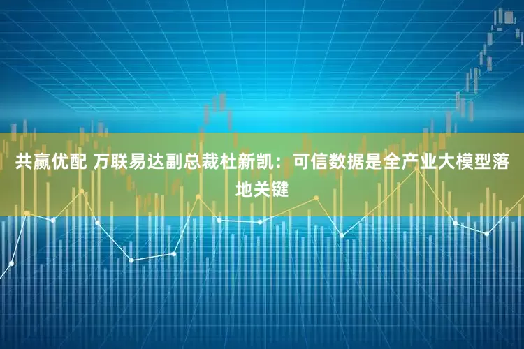 共赢优配 万联易达副总裁杜新凯：可信数据是全产业大模型落地关键