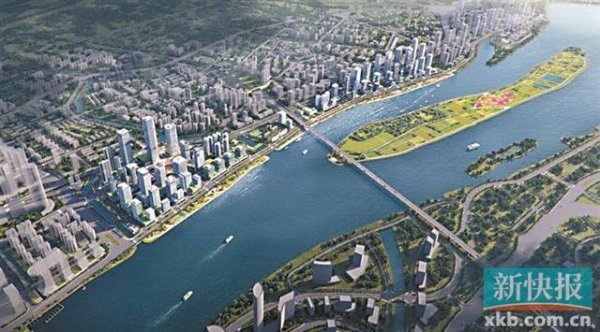 银铺子配资 广州金融城东区将打造城央水岸示范区